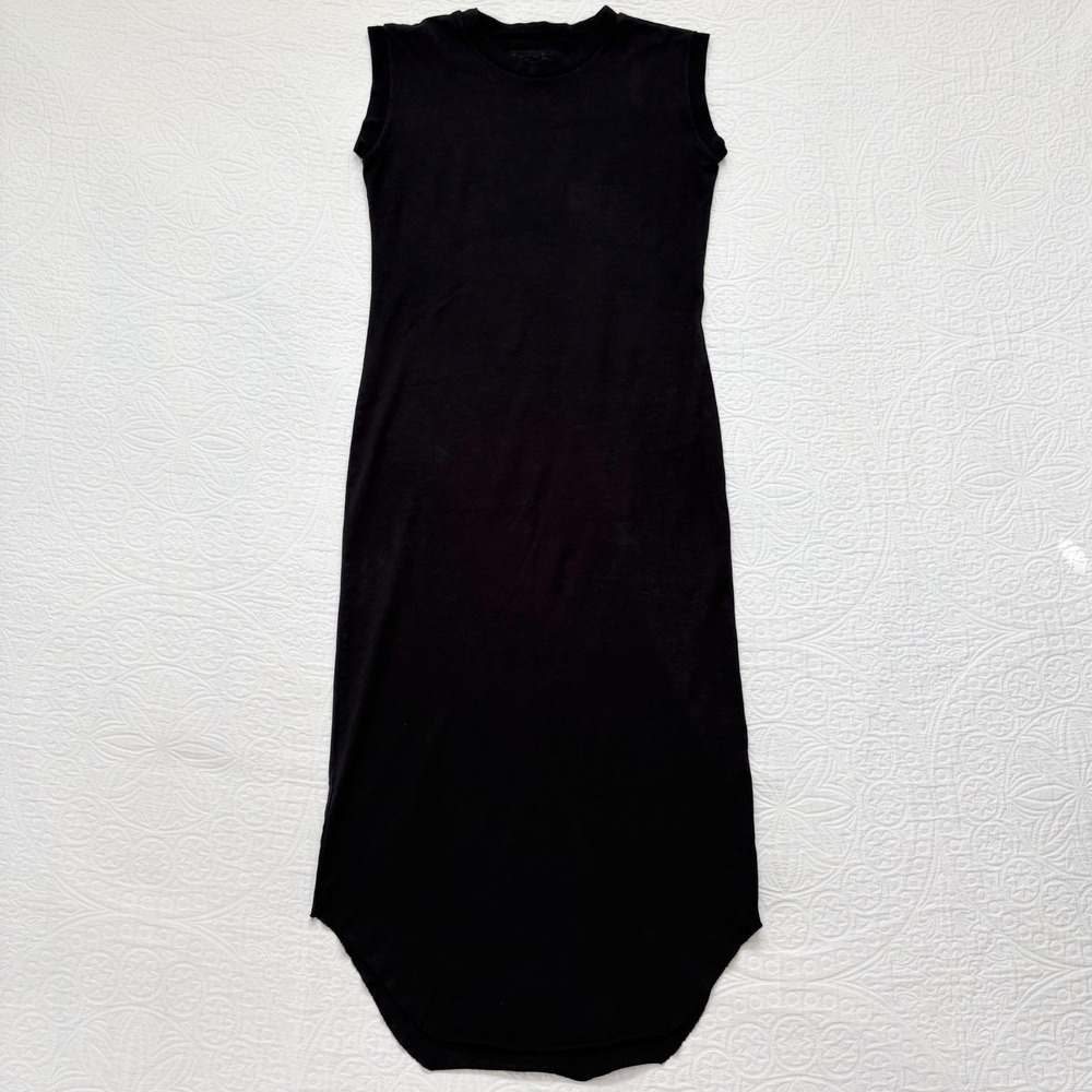 Frank &‎ Eileen Tee Lab Cory Vintage Muscle Tee Maxi Dress, Black - Picture 2 of 8